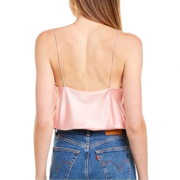 Cami NYC Autie Camisole Silk Blend Bodysuit in Blossom Pink NEW Sleeveless - Picture 3 of 9